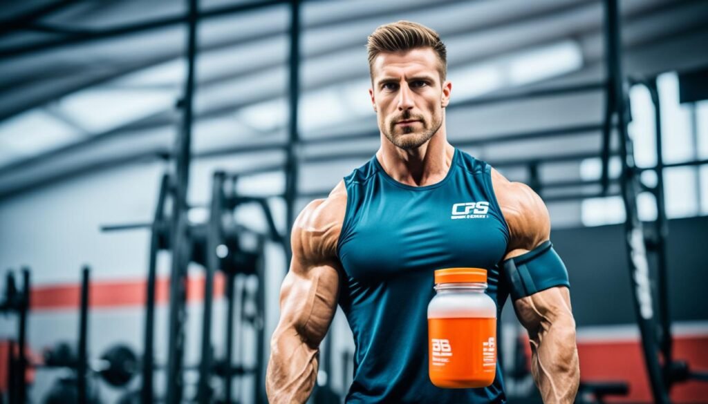 Athlete Optimizing Sports Performance with Micronized Creatine