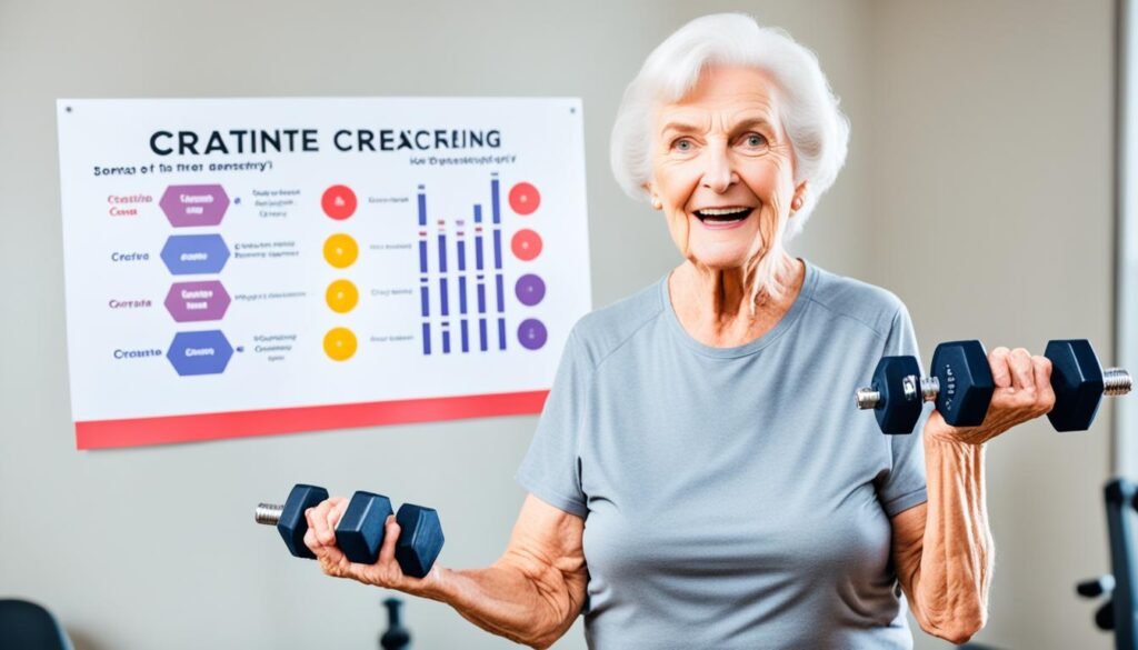 Bone density and creatine correlation in seniors