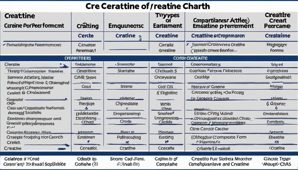 Creatine Forms Comparison Chart