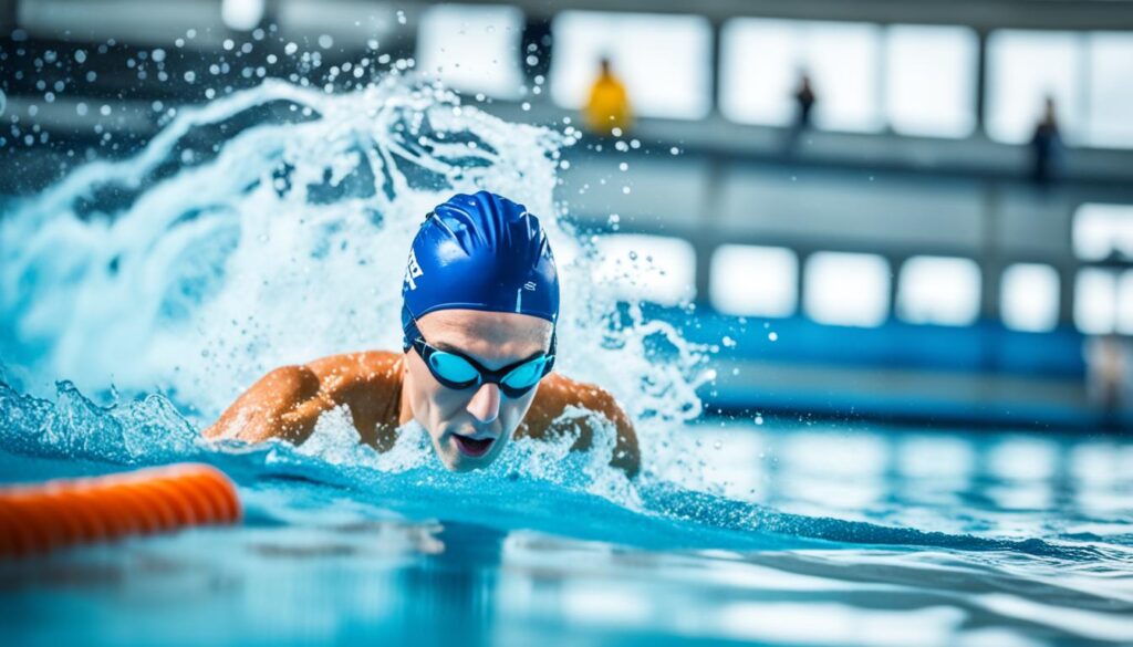 Swimmer training with focus on increasing swimming endurance