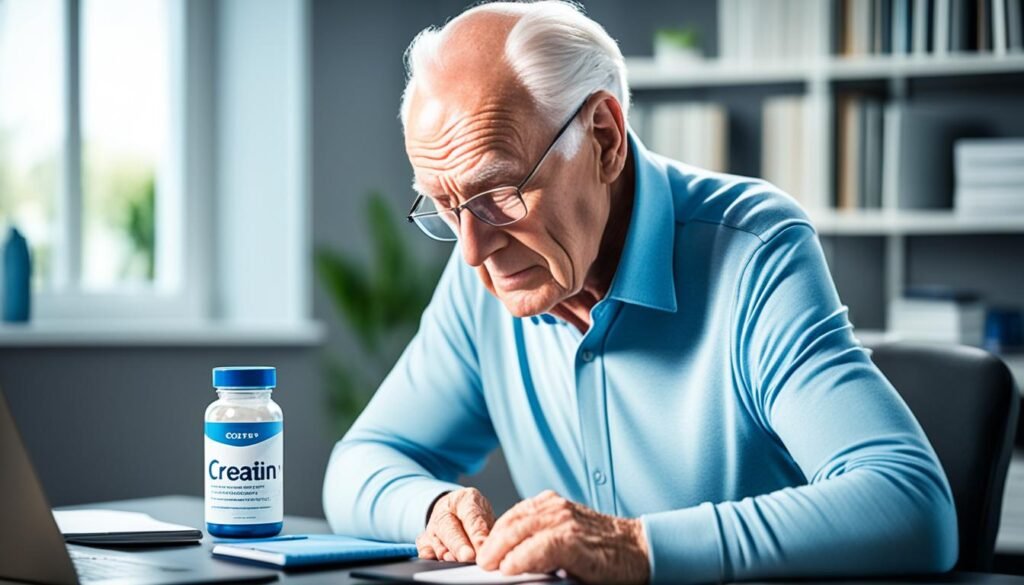 Creatine supplementation for brain power in aging populations